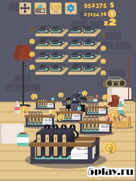 Биткоин майнинг: симулятор жизни, бизнес игра screenshot