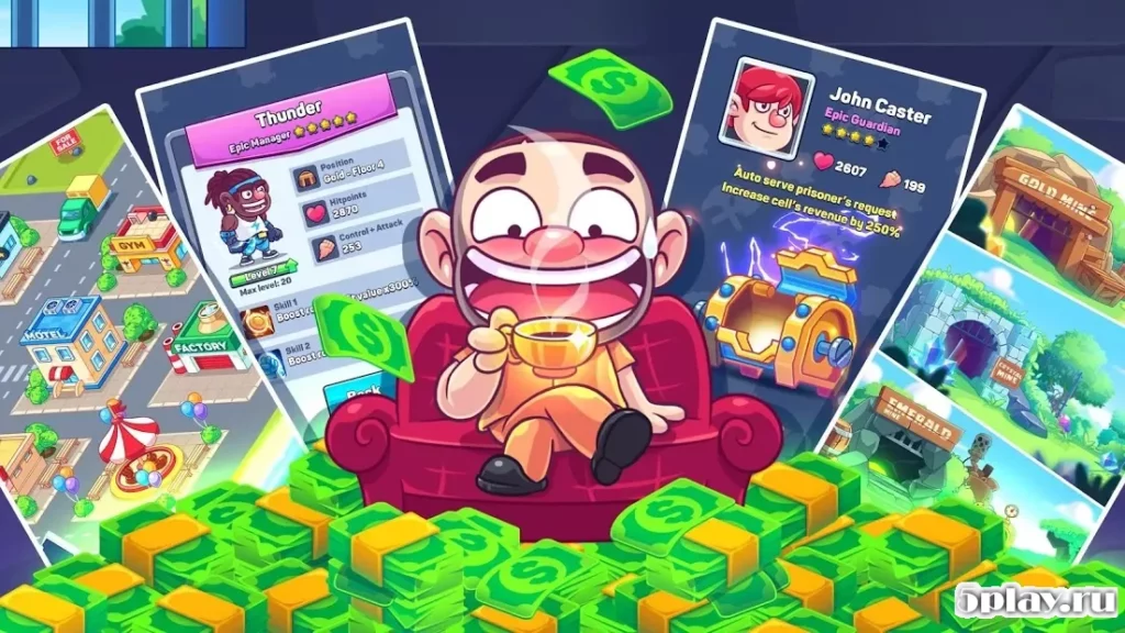 Idle Prison Tycoon: Gold Miner Clicker Game screenshot