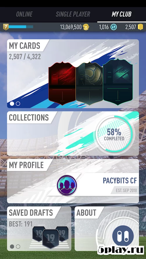 PACYBITS FUT 19 screenshot