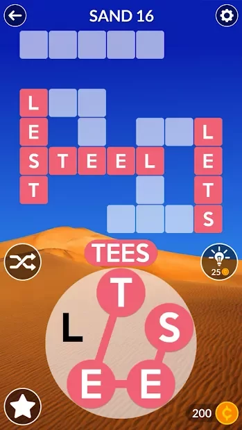 Wordscapes screenshot