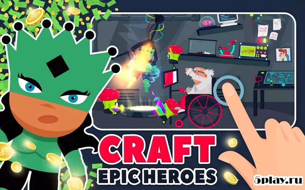 Super Hero Factory : Idle Clicker Tycoon Inc screenshot