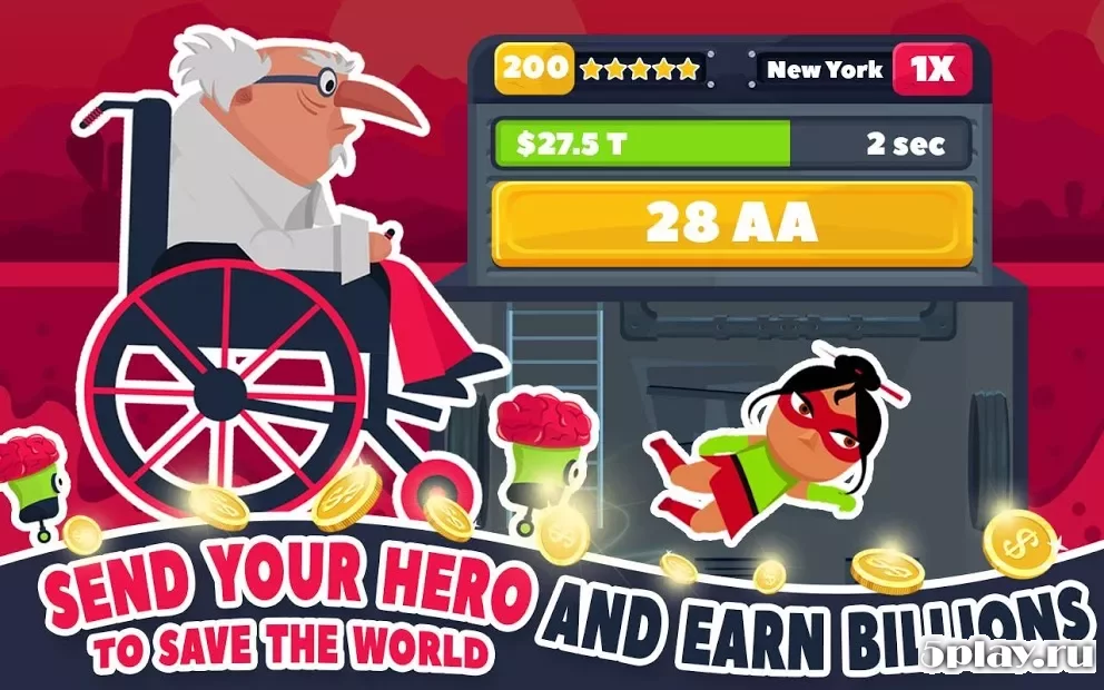 Super Hero Factory : Idle Clicker Tycoon Inc screenshot