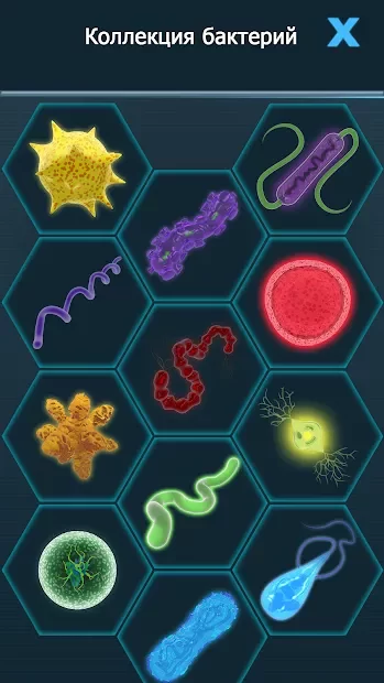 Bacterial Takeover – игра-кликер screenshot