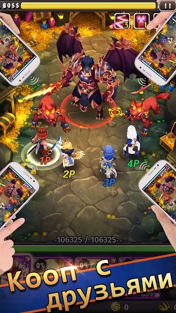 Hyper Heroes: Marble-Like RPG screenshot