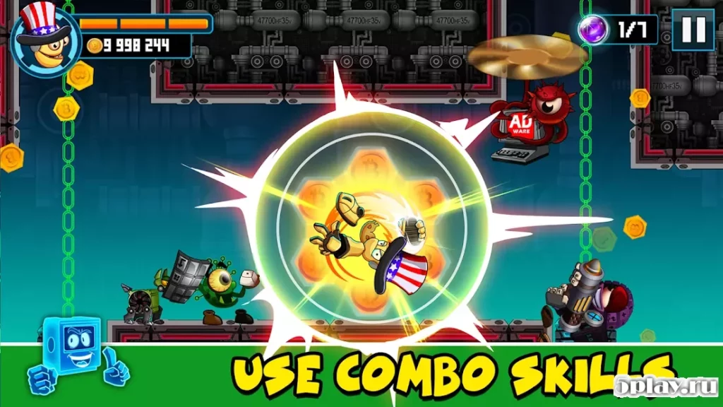 Kick the Man - бесплатный платформер экшн screenshot