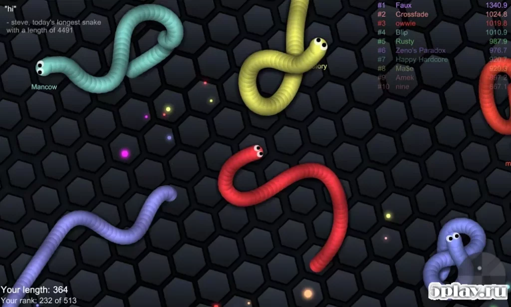 slither io screenshot