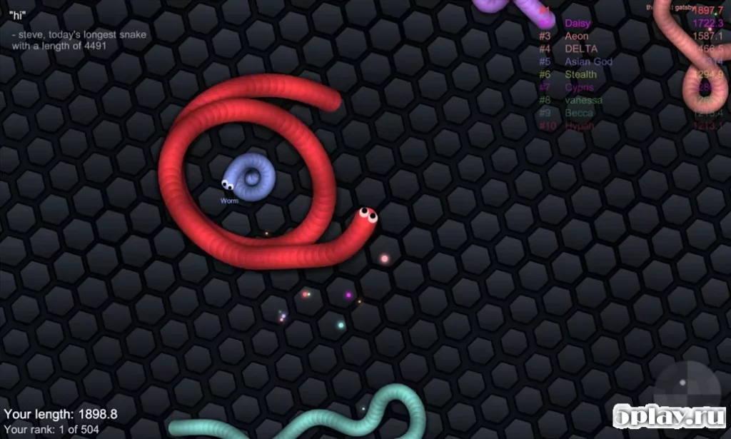 slither io screenshot