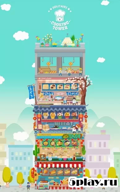 Башня для пасьянса - Топ-карточная игра screenshot