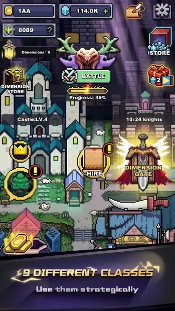 Infinite Knights - Turn-Based RPG screenshot