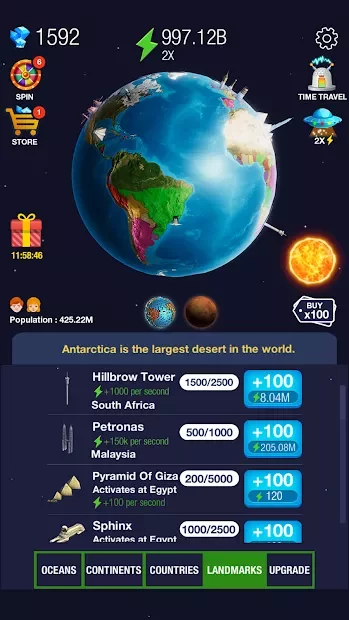 Idle World ! screenshot