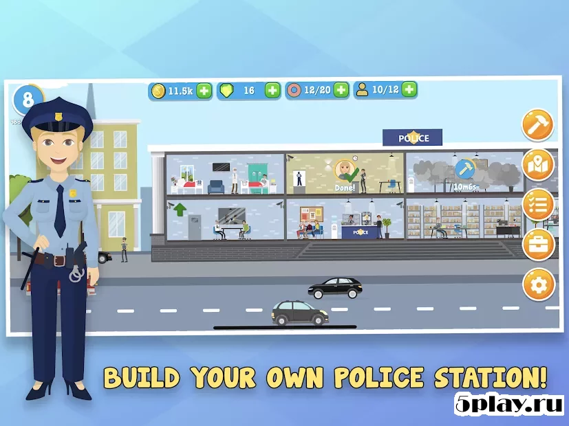 Police Inc: Idle police station tycoon game screenshot