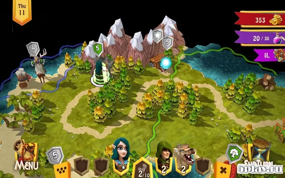 Heroes of Flatlandia screenshot