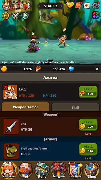 Infinite Dungeon Breach: Pet Raising Idle RPG screenshot