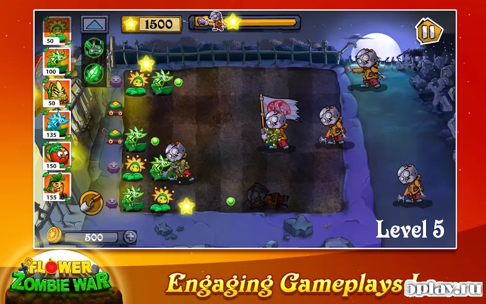 Flower Zombie War screenshot