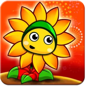 Flower Zombie War icon
