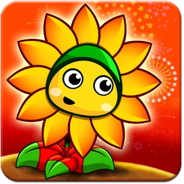 Flower Zombie War icon