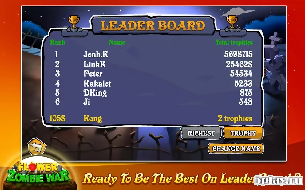 Flower Zombie War screenshot