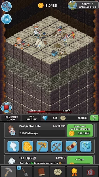 Tap Tap Dig - Idle Clicker Game screenshot