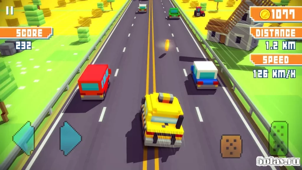 Blocky Highway: Traffic Racing screenshot