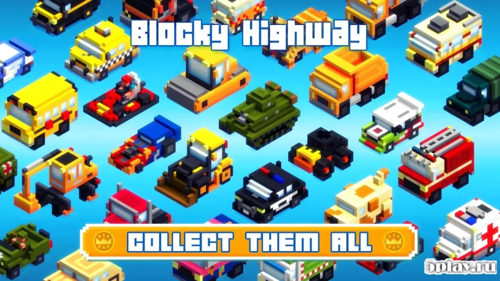 Blocky Highway: Traffic Racing screenshot