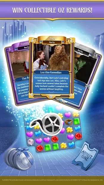 The Wizard of Oz Magic Match 3 screenshot