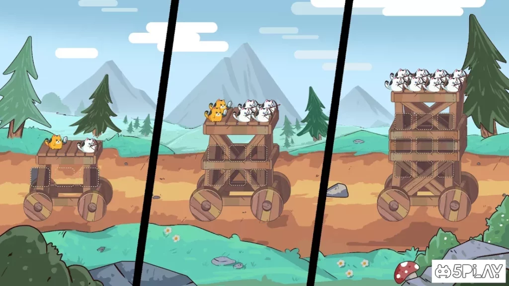 Cat'n'Robot: Idle Defense - Cute Castle TD Game screenshot