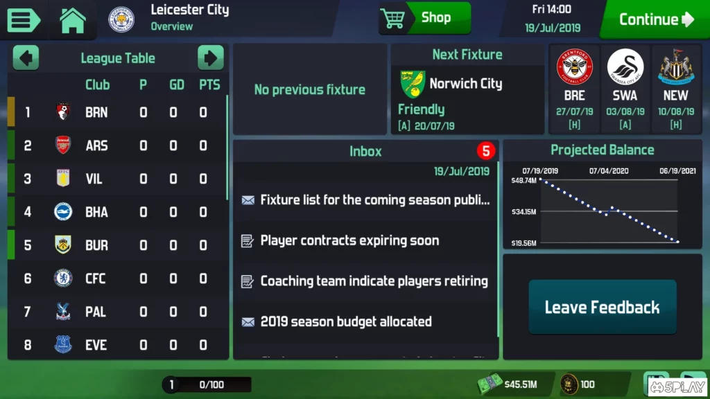 SOCCER MANAGER 2020 screenshot