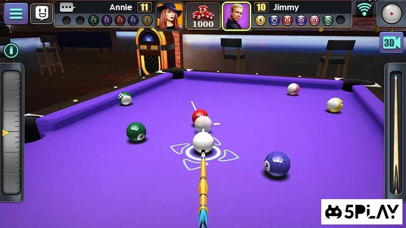 3D бильярд screenshot