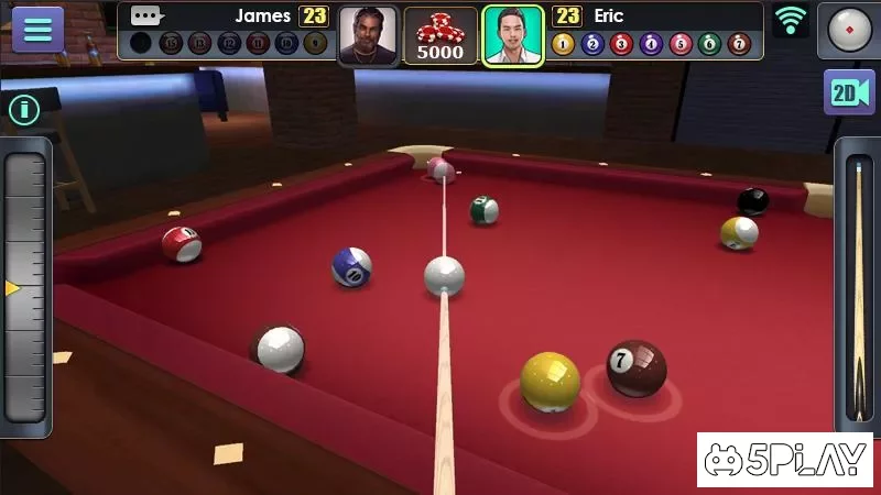 3D бильярд screenshot