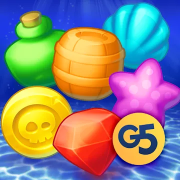 Pirates & Pearls: A Treasure Matching Puzzle 1.12.1502 (MOD: много денег)