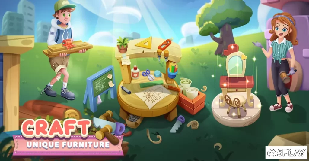 Craftory - Idle Factory & Home Design screenshot