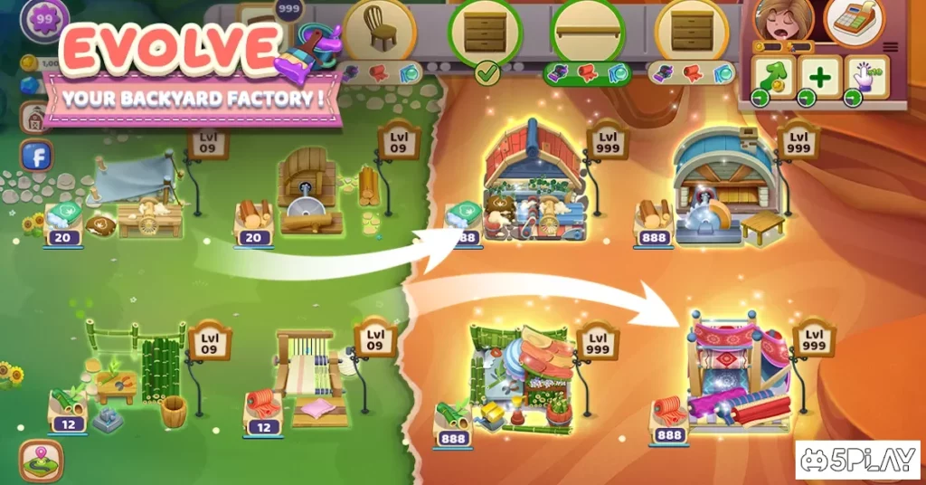 Craftory - Idle Factory & Home Design screenshot