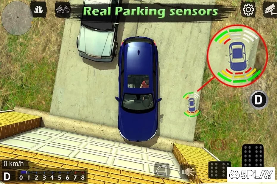 Manual gearbox Car parking screenshot