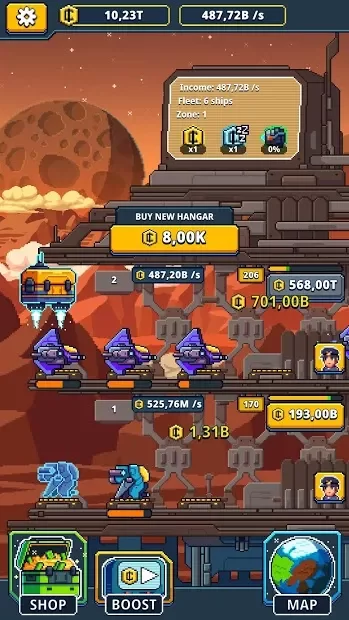 Idle Space Tycoon - Incremental Cash Game screenshot