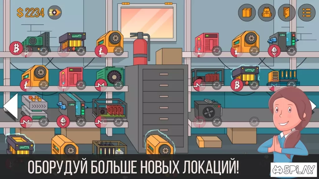 Майнер - симулятор жизни, бизнес игра, кликер screenshot