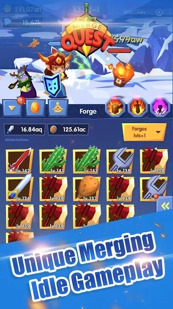 Merge Quest - Craft & Idle RPG screenshot