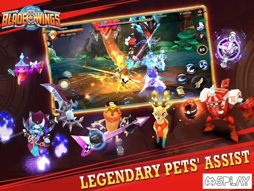 Blade & Wings: Future Fantasy 3D Anime MMORPG Game screenshot
