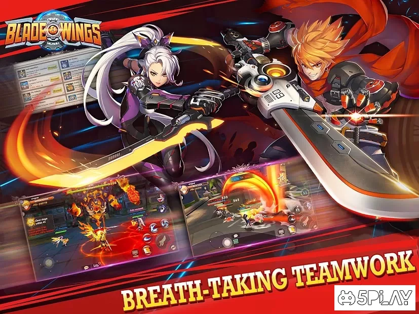 Blade & Wings: Future Fantasy 3D Anime MMORPG Game screenshot