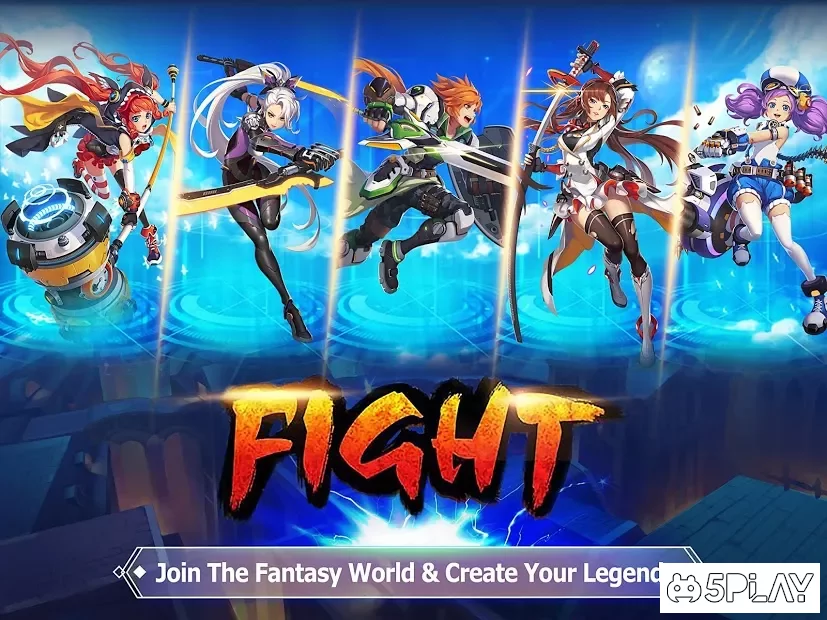 Blade & Wings: Future Fantasy 3D Anime MMORPG Game screenshot