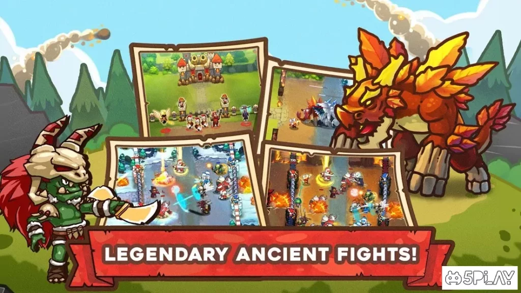 King Rivals: War Clash - PvP-стратегия screenshot