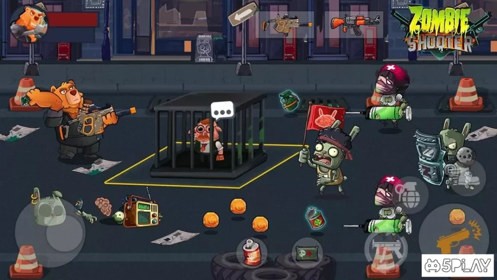 Bear Gunner : Zombie Shooter screenshot