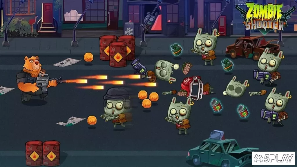 Bear Gunner : Zombie Shooter screenshot