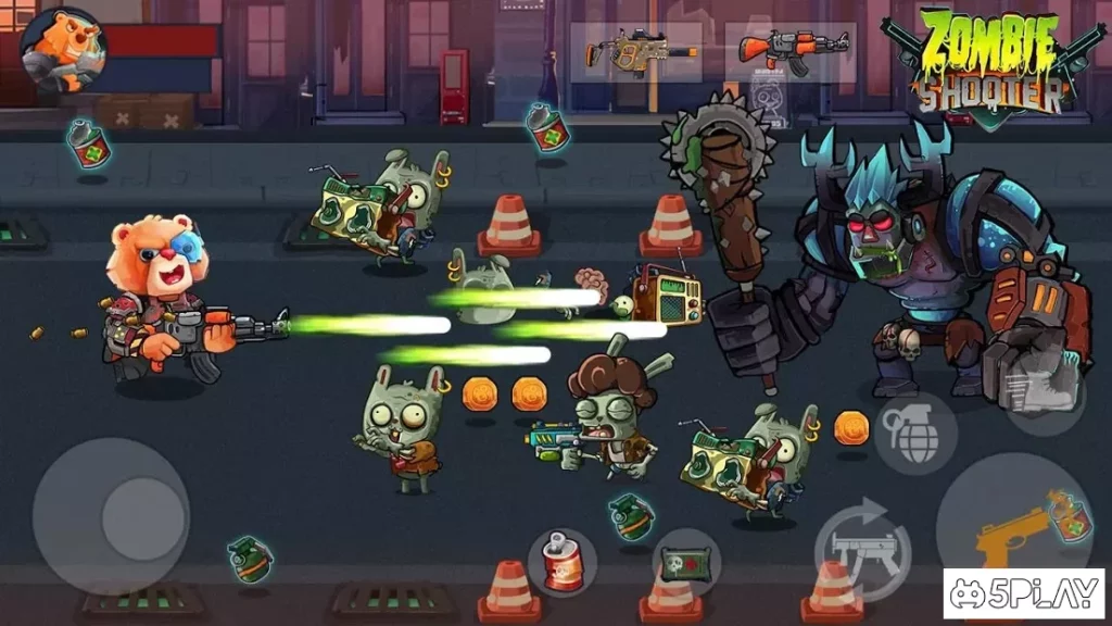 Bear Gunner : Zombie Shooter screenshot
