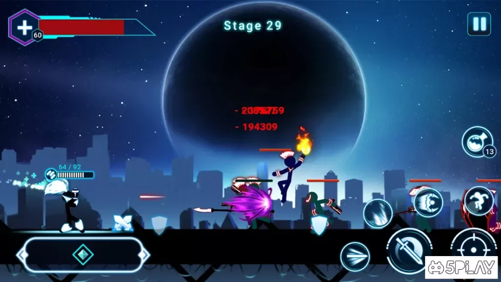 Stickman Ghost 2: Galaxy Wars screenshot