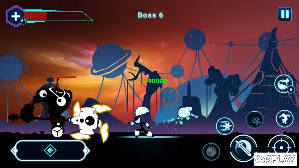 Stickman Ghost 2: Galaxy Wars screenshot