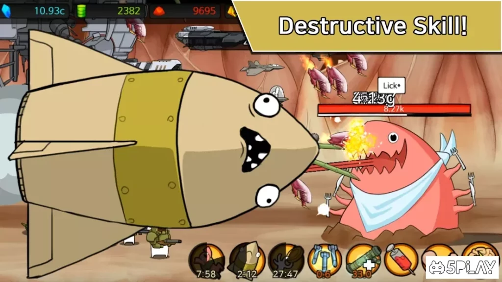 Missile Dude RPG: Tap Tap Missile screenshot