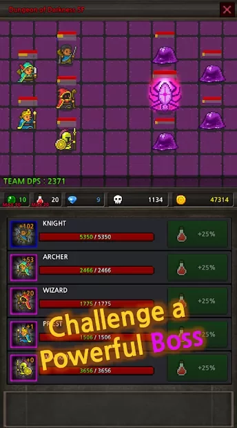 Поднятие вечеринки VIP - Grow Heroes screenshot