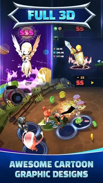 Hello Hero All Stars: 3D Cartoon Idle RPG screenshot