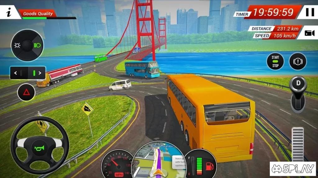 Симулятор вождения автобуса 2018 screenshot