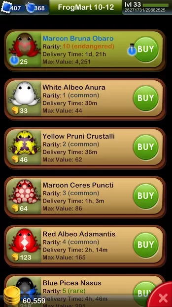 Pocket Frogs screenshot